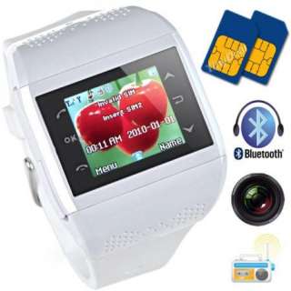 Touch screen Watch Cell Phone Dual SIM Camera Mp3/4 Q2  