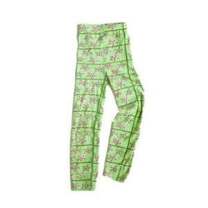   BK3622 Pink Green Floral Leggings Size 7 8: Health & Personal Care