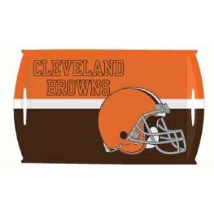  Browns Nfl Serving Tray By Motorhead Products