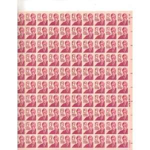 Oliver Wendell Holmes Full Sheet of 100 X 15 Cent Us Postage Stamps 