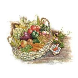  Vegetable Basket Poster Print