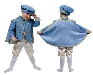 KLEINER PRINZ Märchen Kostüm Kinder hellblau Gr. 86  