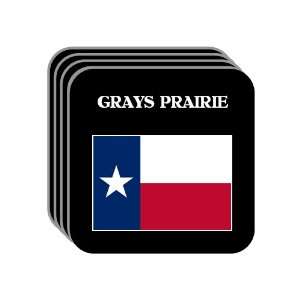 US State Flag   GRAYS PRAIRIE, Texas (TX) Set of 4 Mini 