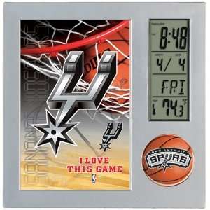  San Antonio Spurs Digital Desk Clock: Sports & Outdoors
