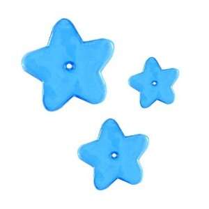 Ka Jinker Vinyl Jem Stars Blue Assorted Sizes 39 per package By The 