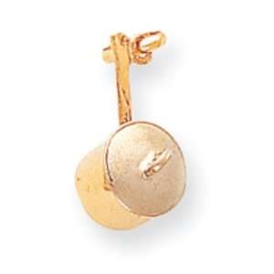  14k Two tone Gold Pot Charm Jewelry