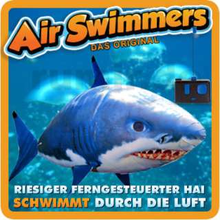 AIR SWIMMERS Hai   funk ferngesteuerter fliegender Fisch RC Swimmer 