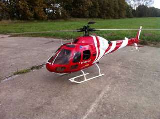 Eurocopter Verbrenner RC Helicopter mit Raptor 50 Pro+ Sender uvm in 