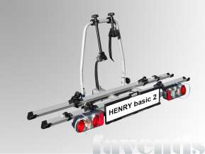 LAS/EUFAB Fahrradträger HENRY basic2 für 2 Räder max. Nutzlast 40kg 
