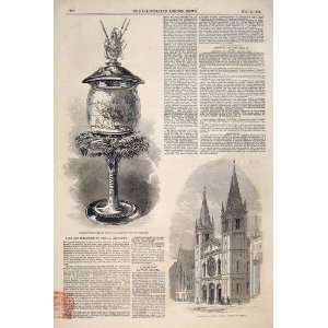   Bloomsbury Baptist Chapel Gold Cup Waldemar Print 1848