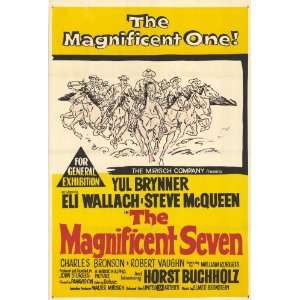  The Magnificent Seven (1960) 27 x 40 Movie Poster Style B 