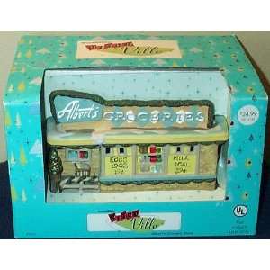  Retro Ville Alberts Grocery Store Lighted Building Toys 