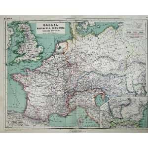  Kieperts Maps C1895 Great Britain Germany France