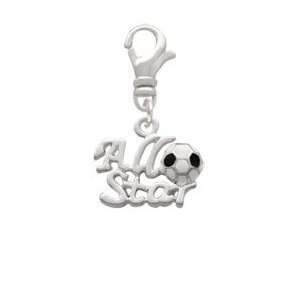 All Star Soccerball Clip On Charm Arts, Crafts & Sewing