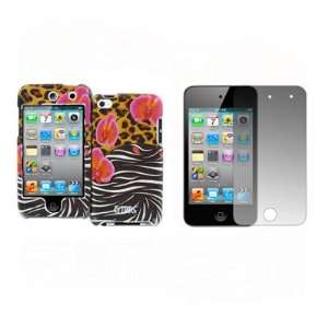   Safari Design Hard Case Cover + Screen Protector for Apple iPod Touch