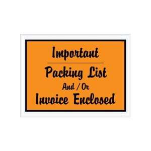  4 1/2 x 6 Important Packing List And/