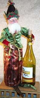   Roberts Santa Fairy Christmas Wine Bag Tannenbaum New in Box  