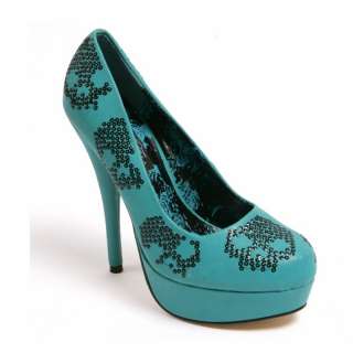 IRON FIST SUGAR HICCUP TEAL PLATFORM HEELS WOMENS SHOES 5 6 7 8 9 10 