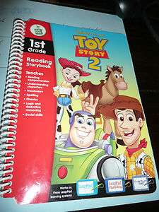 Leap Frog Pad BOOK ONLY Toy Story 2 Reading 1st Grade 1 Quantum Plus 