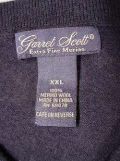GARRET SCOTT Classic Wool Sweater Vest (Mens XXL)  
