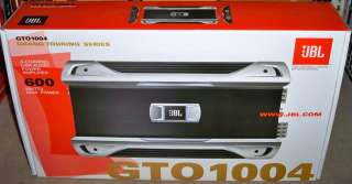 JBL GTO1004 600 Watt A/B Class 4 Channel Car Amplifier 715442170401 