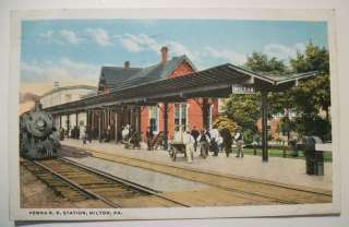 Pennsylvania Railroad Station, Milton PA. 1923  