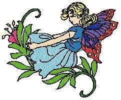 FANCIFUL FAIRIES V 1(4x4) LD MACHINE EMBROIDERY DESIGNS  