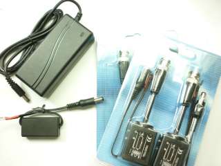 10 set 4 Ch Video & 12V Power Long distance UTP LAN Cable Balun with 