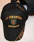   DIVISION BLACK EMBROIDERED BASEBALL CAP ball hat world war army A92