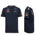  Red Bull Racing Herren T Shirt Race Logo   Navy   Sebastian 
