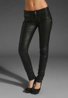 STAR Tabi Super Skinny Leather Pant in Black  