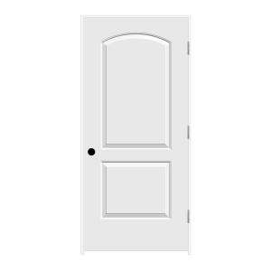 JELD WEN Continental 36 in. x 80 in. Solid Core Composite Primed White 