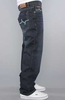 LRG The LCapitan True Straight Fit Jeans in Dark Indigo Wash 