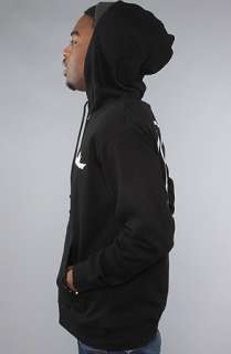 Fly Society The Patch Zip Up Hoody in Black White  Karmaloop 