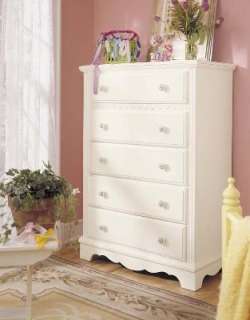   Garden Drawer Chest Double Dresser and/or Night Stand White  