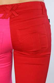 Tripp NYC The Split Leg Pant in Red and Pink  Karmaloop   Global 