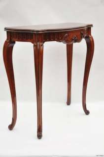 Narrow French style Walnut Console or Entry Hall Table 1930s  
