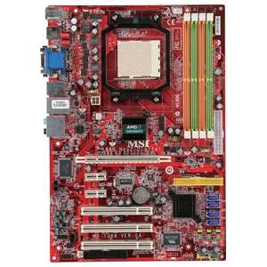 MSI K9AG Neo2 Digital Motherboard   AMD 690G, Socket AM2, ATX, Audio 