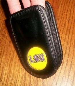 LSU TIGERS BLACK SMALL CELL PHONE BELT CLIP HOLSTER  