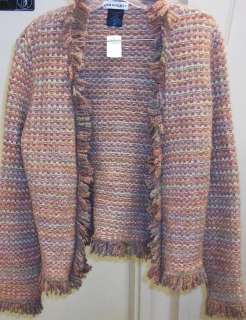 Parkhurst Womens Petite Warm Knit Wool Sweater S/P NWT #425B  