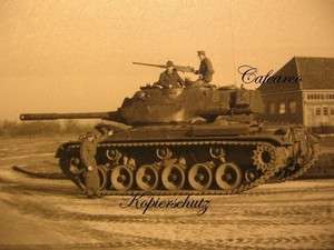 Altes Foto Bundeswehr Panzer MG M   47 Patton ~1960  