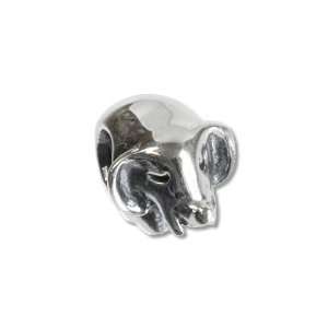 Carlo BIAGI Bead 925 Silber Elefant Armband Anhänger  