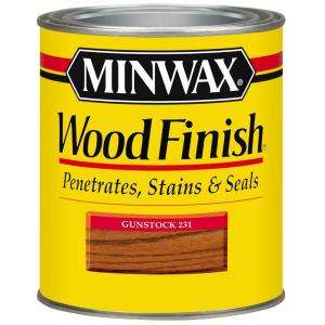 Minwax 1 Qt. Oil Based Gunstock Wood Finish Interior Stain 70045 at 