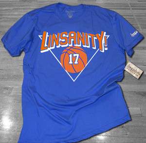 New Limited Jeremy Lin New York Knicks Linsanity T shirt all sizes 