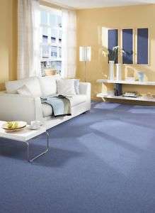 Vorwerk Teppichboden Auslegware RIVA 3D93 blau beige  