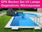 Gfk Schwimmbecken Becken Helios Pool Set 9,3x3,3x1,5 Isolierung Gratis 