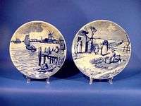 d626 Complete set of 12 Royal Delft Month Wall Plates  