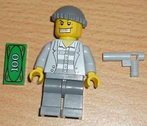 Lego City Verbrecher mit Pistole und Geld  