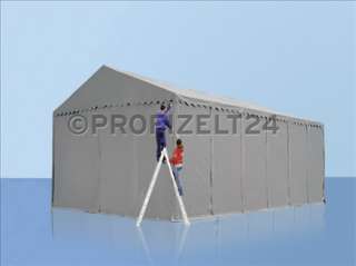 Partyzelt Lagerzelt Festzelt Zelt 6x12 4,00m hoch grau  