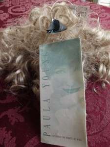 Paula Young Platinum Ash Hair extension Pony q3306 curly clip on 